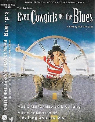 k.d. lang Motion Picture Soundtrack Even Cowgirls Get The Blues‎ CASSETTE ALBUM  - Image 1 of 4