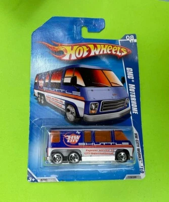 Hot Wheels  HW City Works GMC MOTORHOME #08  Motor Home   BLUE from 2010 - Image 1 of 4