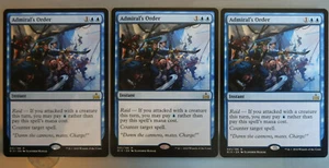 3x Admiral's Order, Befehl der Admiralin, Rivals of Ixalan, MTG, Magic, Emglisch - Bild 1 von 2