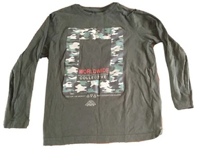 Primark Langarm-T-Shirt Alter 8-9 Jahre Khaki 8140 - Bild 1 von 3
