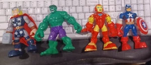 2012 Hasbro Playskool Marvel Super Hero Capt America Thor Iron Man Hulk - Picture 1 of 11