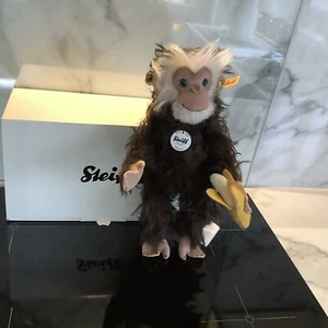 Steiff Monkey Articulated & Boxed ‘Najumo’ Model No. 035128 - Picture 1 of 4