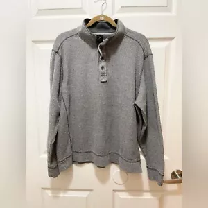 Tommy Bahama Herren Pullover Knöpfe Größe L grau - Bild 1 von 10