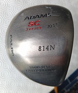 ADAMS SC SERIES 814N FALDO TITANIUM DRIVER 10.5° RH REGULAR FLEX + HEADCOVER - Picture 1 of 12
