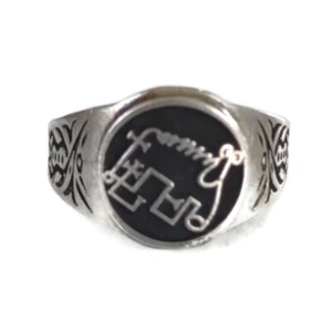 #58 Amy Seal Ring The Lesser Key of Solomon Goetia 72 Demons + Optional pendant - Picture 1 of 10
