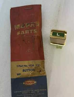 1957 Plymouth Powerflite Transmission Low Push Button 1734230 NOS - Image 1 of 3