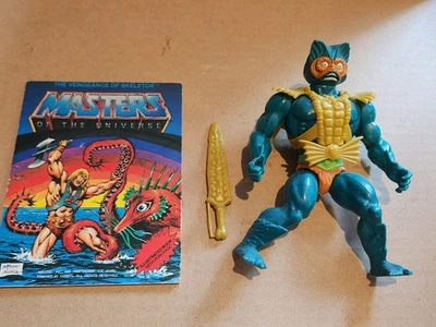 Mer-Man Complete & Working He-Man Masters of the Universe MOTU 1982 Mattel - Imagem 1 de 4