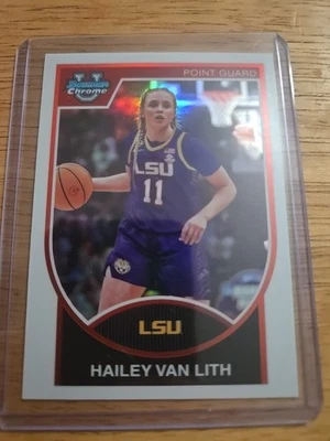 2023-24 Bowman University Chrome - 2007-08 Bowman Hailey Van Lith #07B-26 (RC) - Image 1 of 2