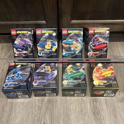 2001 LEGO Racers Set Of 8 All Factory Sealed Boxes 4566 - 4573 Complete - Image 1 of 4