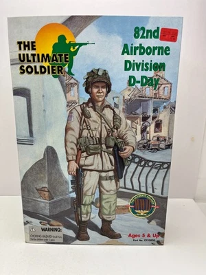 1999 21st CENTURY ULTIMATE SOLDIER 12" 82ND AIRBORNE DIVISION D-DAY BONECO NOVO - Imagem 1 de 4
