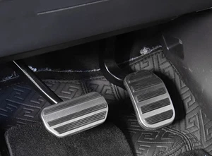 Stainless steel Interior Accelerator Pedal Cover For Ford F150 F-150 2021-2024 - Picture 1 of 4