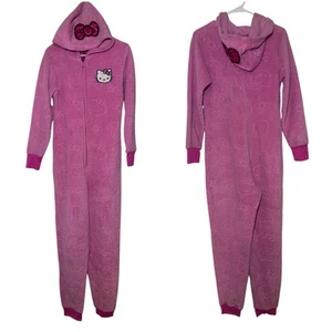 Hello Kitty Adult Pajama Jumpsuit One Piece Costume Large (read description) - Picture 1 of 8