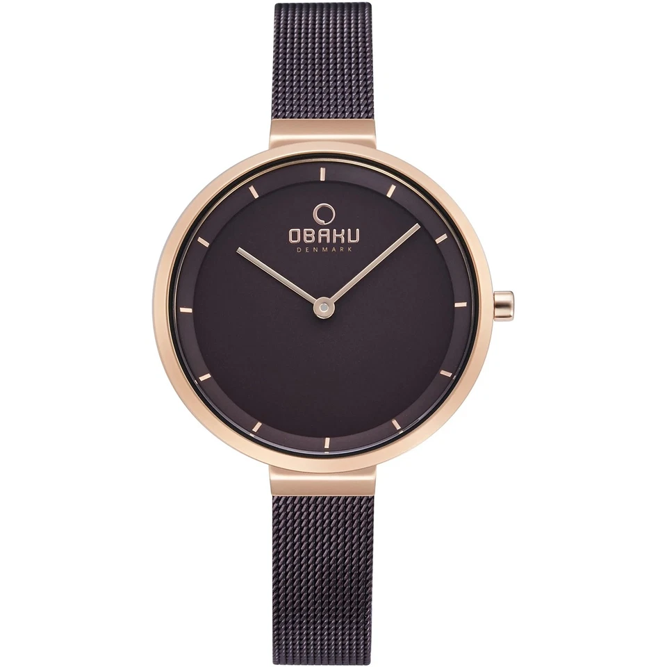Женские часы Obaku орехово-серый циферблат - V225LXVNMN - Изображение 1 из 1