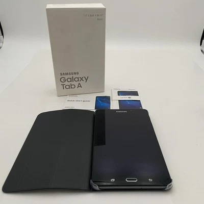 Samsung Galaxy Tab A 7.0 Tablet 8GB Wi-Fi SM-T280 Android Black Unlocked - Image 1 of 4