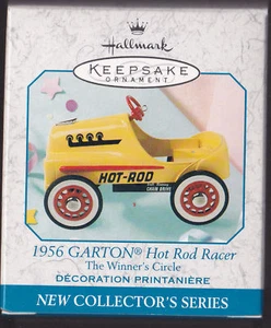 1999 Hallmark 1956 Garton Hot Rod Racer Ornament Dated NIB NEW IN BOX - Picture 1 of 1