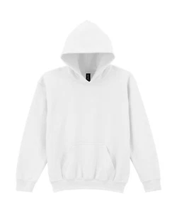 SUDADERA CON CAPUCHA BLANCA 9/11 años (38") - Liquidación de stock - Gildan - Imagen 1 de 1