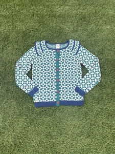 Wild Flowers Girls Cardigan Sweater Green Size 10 - Picture 1 of 3