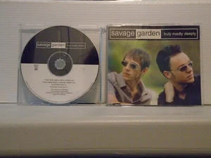 SAVAGE GARDEN-Truly Madly Deeply-UK CD Single-4 Tracks-1998 Columbia/Sony - Picture 1 of 1