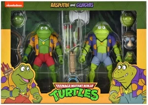 Teenage Mutant Ninja Turtles Rasputin & Gengis Frog NECA TMNT confezione da 2 cartoni animati 18 - Foto 1 di 4