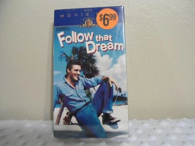 Follow That Dream VHS Tape 1961 Sealed Condition!! Elvis Presley Comedy  - Image 1 of 4