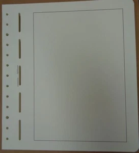 Lighthouse Blank pages for 13 ring binder stamp collection Album X 50 334112 NEW - Picture 1 of 4