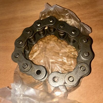 Cadena acoplador de transmisión 107417AS con eslabón maestro Oliver tractor blanco Foto 1 de 4