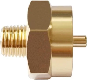 1/4 Male Pipe Thread x 1"-20 Female Universal Fit 1-lb Tank Throwaway Cylinde... - Picture 1 of 3