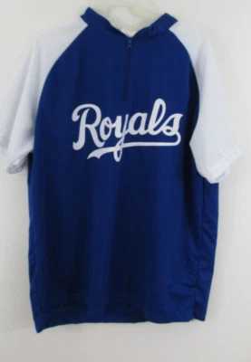 Kansas City Royals 3/4 Zip Polyester Shirt  Baseball Stadium Giveaway. MEDIUM - Image 1 of 3