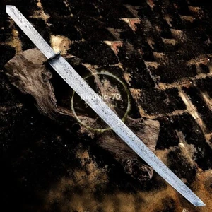 BEAUTIFUL CUSTOM HANDMADE 30 " inches Damascus STEEL HUNTING Blank Blade - Picture 1 of 4
