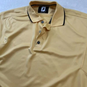 FootJoy FJ Camicia Uomo Grande Giallo Pallido ProDry Superlite Performance Golf Polo - Foto 1 di 7