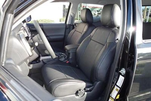 2012-2015 Toyota Tacoma Access Cab PVC Clazzio Front Leatherette Seat Covers - Picture 1 of 3