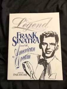 LEGGENDA FRANK SINATRA and the AMERICAN DREAM Editor E.A. Vare Copertura Morbida Exc Cond - Foto 1 di 3