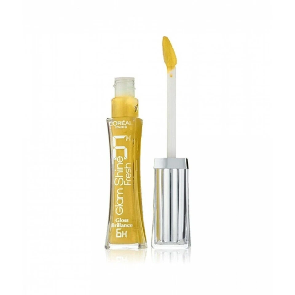 L'ORÉAL L OREAL GLAM SHINE GLOSS FEUCHTIGKEITSSPENDENDE HALTFLÄCHE 6H 602 FRESH LEMON TONIC 6ML