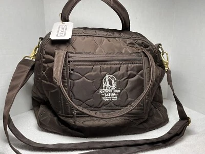 Bolso de Mano 141 Kentucky Derby Cinda B Marrón Acolchado Marrón Conmemorativo Foto 1 de 4