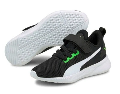 PUMA BOYS GIRLS TRAINERS SHOES STRAP FLYER FLEX INFANTS PE SPORTS JUNIOR