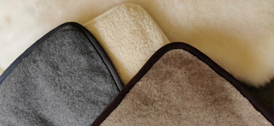 Echt Merino Wolldecke Tagesdecke Decke Bettüberwurf Schurwolle Echthaar - Bild 1 von 4