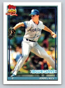 1991 Topps 741 Jimmy Key Toronto Blue Jays - Picture 1 of 2