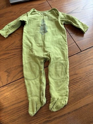 Baby naartjie 2010 男孩连体连身裤 12-18 个月绿色领带 — 第 1/4 张图片