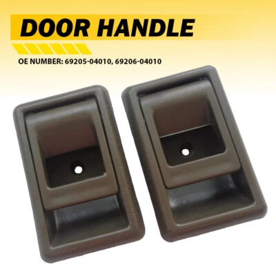 Door Handle Inner Indoor Left Right for 1995-2000 Toyota Tacoma Brown - Image 1 of 4