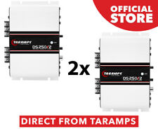 2x Taramps DS 250X2 250 Watts 2 Ohms Amplifier Class D 2 Channels