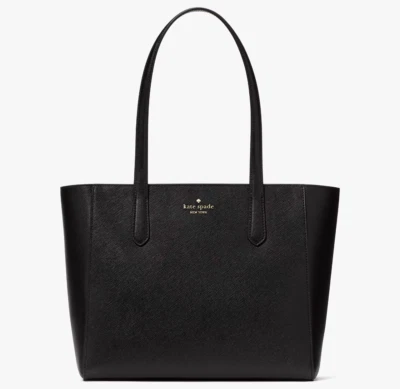 Kate Spade Staci Black Saffiano Leather Tote Bag KG473 Purse Handbag NWT $359 FS - Image 1 of 4