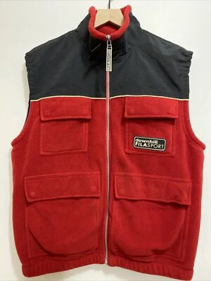 Vintage 90s Fila Sport Vest; Mens Medium; 90s; Colorblock; Skating; Snowboarding - Image 1 of 4