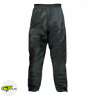 Weise Stratus Black Motorcycle Waterproof Rain Wear Over Trousers Pants WPSTR14