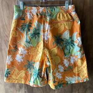 PAU HANA Hawaii Tropical Print BOARD SHORTS M - Imagen 1 de 5
