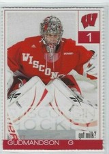 2010-11 Wisconsin Badgers Scott Gudmandson (goalie)