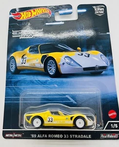 Hot Wheels Premium Car Culture Exotic Envy - '69 Alfa Romeo 33 Stradale - Picture 1 of 6