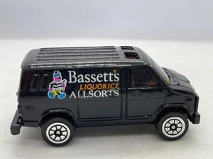 Modelo de furgoneta Bassetts Liquorice Allsorts Die-Cast negra - Imagen 1 de 5
