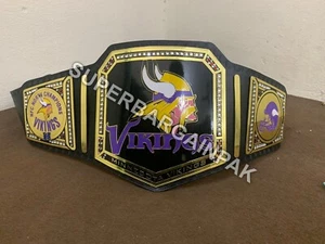 Minnesota Vikings NFL Champions Championship Belt 2mm brass - Picture 1 of 5
