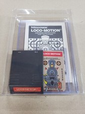 LOCO-MOTION (Locomotion) Intellivision Inc. video game. Super-Rare B&W manual