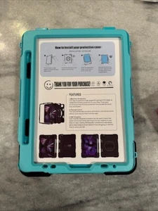 Für Apple iPad 9. 7. 8. 10,2" Hülle Robust Stoßfest Robust Ständer Cover - Bild 1 von 4